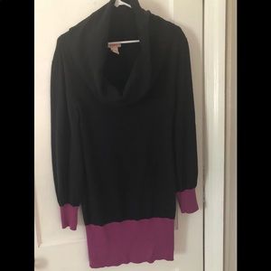 Candie’s Cowl Neck Sweater Dress💗🖤